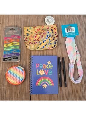 7 Piece Rainbow Bundle Accessories set